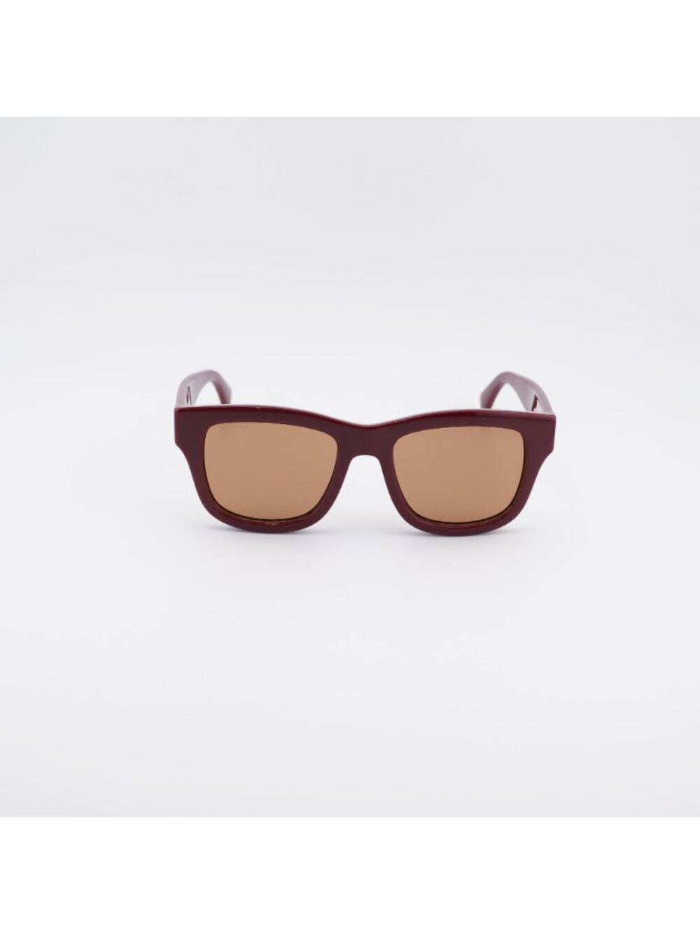 Gucci GG1135S 003 Sunglasses Burgundy Square Frame, Brown Lenses - Picture 6 of 11